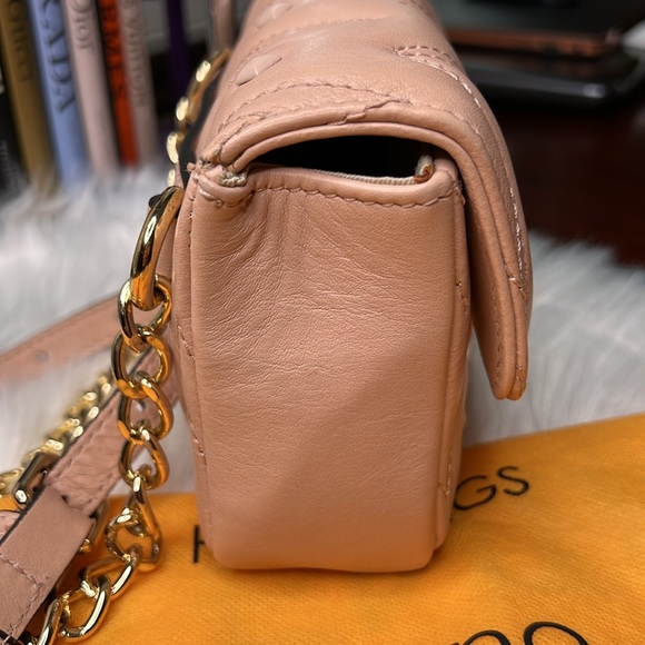 Valentino By Mario Valentino Papillon Studs Quilted Leather Crossbody Or Bum Bag - Picture 5 of 17